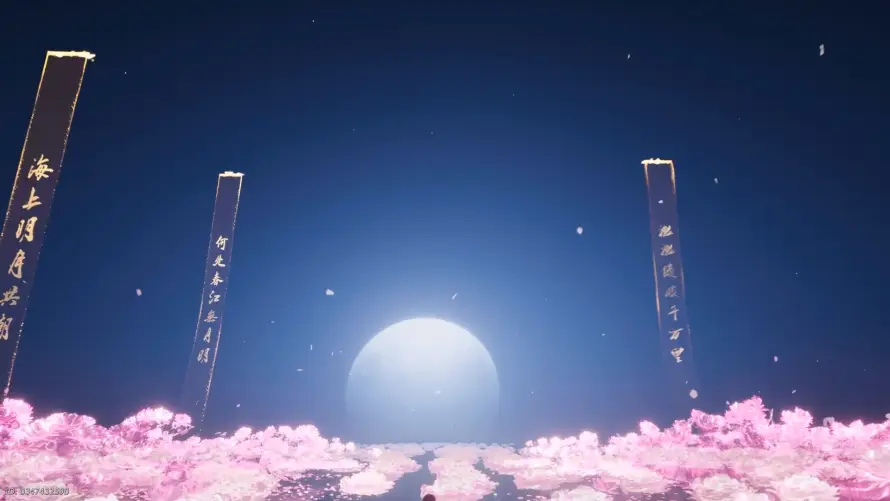 4k古风壁纸 - 夜景 - 樱花 - 游戏「哲风壁纸」 4k古风壁纸 - 夜景 - 樱花 - 游戏「哲风壁纸」