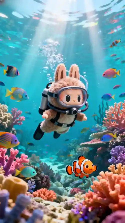 4k潜水壁纸 - 海洋 - 珊瑚 - 小丑鱼「哲风壁纸」