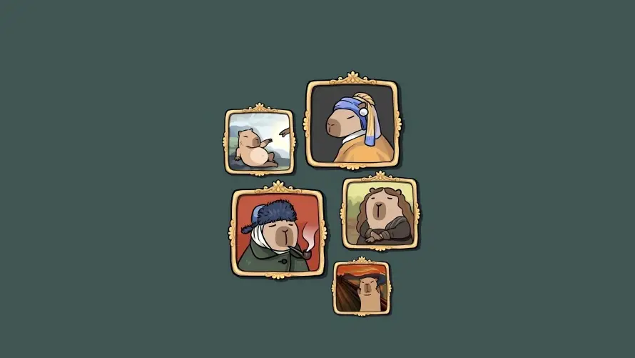 4k卡通壁纸-卡皮巴拉 - 可爱-卡通头像壁纸分享「哲风壁纸」