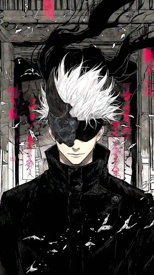 4k二次元壁纸 - 五条悟 - 咒术回战 - 手机壁纸「哲风壁纸」