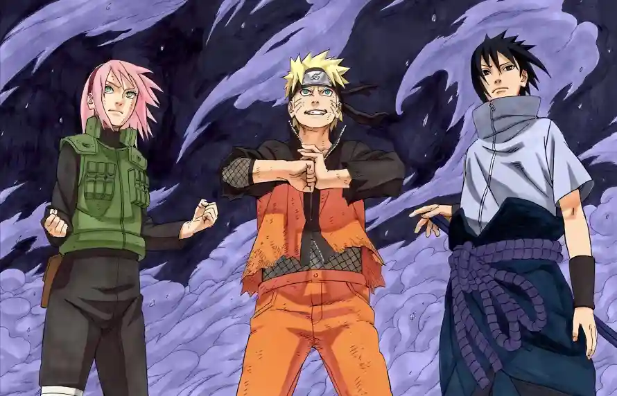 2k鸣人壁纸-三人组与春野樱-漩涡鸣人壁纸推荐「哲风壁纸」