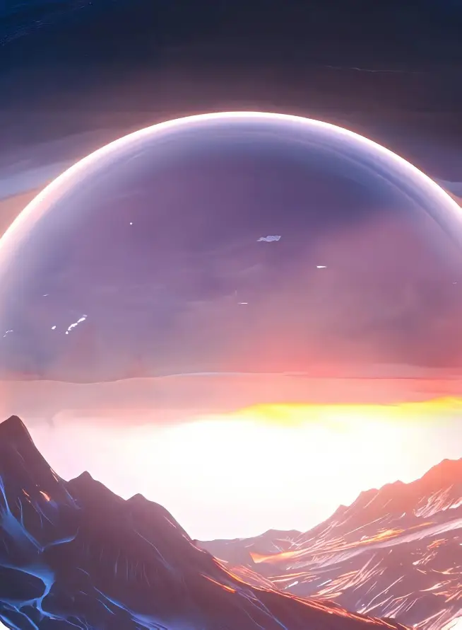 4k宇宙壁纸 - 山 - 山脉 - 星空「哲风壁纸」