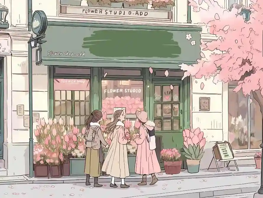 4k女孩壁纸 - 插画 - 樱花 - 粉色「哲风壁纸」 4k女孩壁纸 - 插画 - 樱花 - 粉色「哲风壁纸」