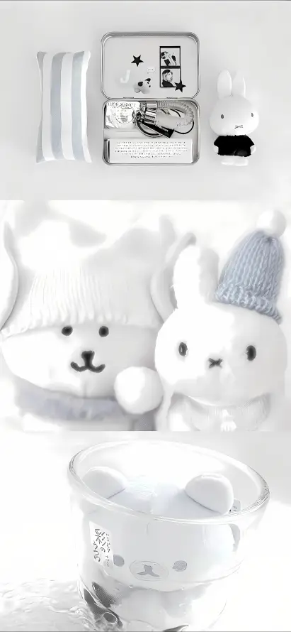 4k卡通壁纸 - 可爱 - 玩具 - 白色「哲风壁纸」