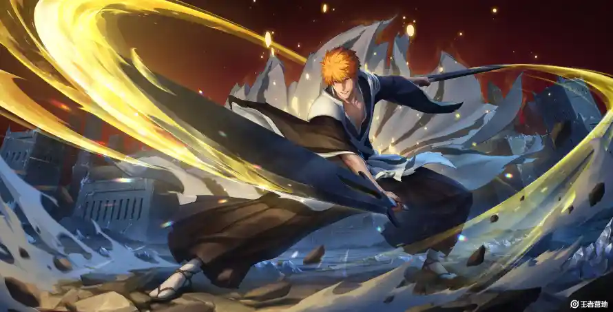 4k刀光壁纸 - 战斗 - 宫本武藏 - 橙色头发「哲风壁纸」