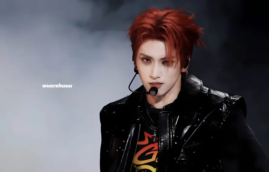 4k皮衣壁纸 - 红发 - 耳麦 - 严浩翔「哲风壁纸」 4k皮衣壁纸 - 红发 - 耳麦 - 严浩翔「哲风壁纸」