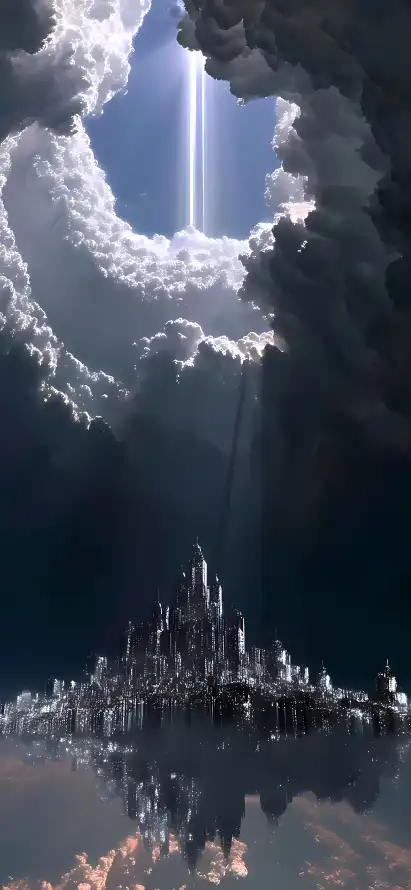 4k云城壁纸 - 云层 - 倒影 - 光境「哲风壁纸」