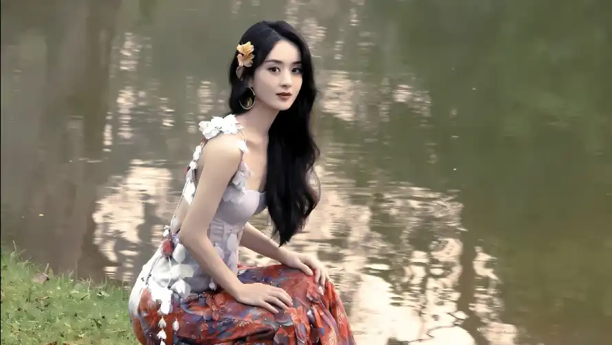 3k湖水壁纸-赵丽颖 - 湖边-自然风景免费下载「哲风壁纸」