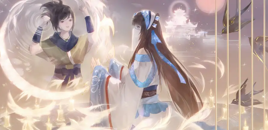 4k仙侠壁纸 - 光影 - 古风 - 天明「哲风壁纸」