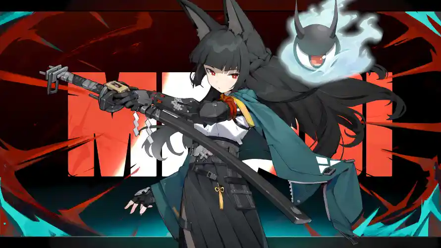 4k武器壁纸 - 动漫风格 - 德克萨斯 - 战斗姿态「哲风壁纸」 4k武器壁纸 - 动漫风格 - 德克萨斯 - 战斗姿态「哲风壁纸」