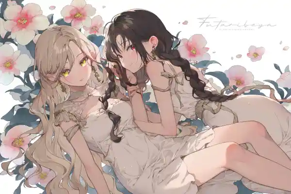 4k签名壁纸 - 耳环 - 花朵 - 花瓣「哲风壁纸」