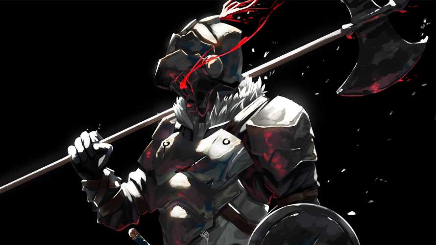 4k武器壁纸 - 盔甲 - 动漫男孩 - 哥布林杀手「哲风壁纸」