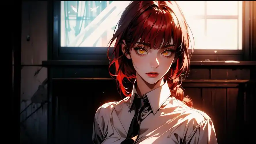 4k制服壁纸 - 玛琪玛 - 电锯人 - 漫画女孩「哲风壁纸」 4k制服壁纸 - 玛琪玛 - 电锯人 - 漫画女孩「哲风壁纸」