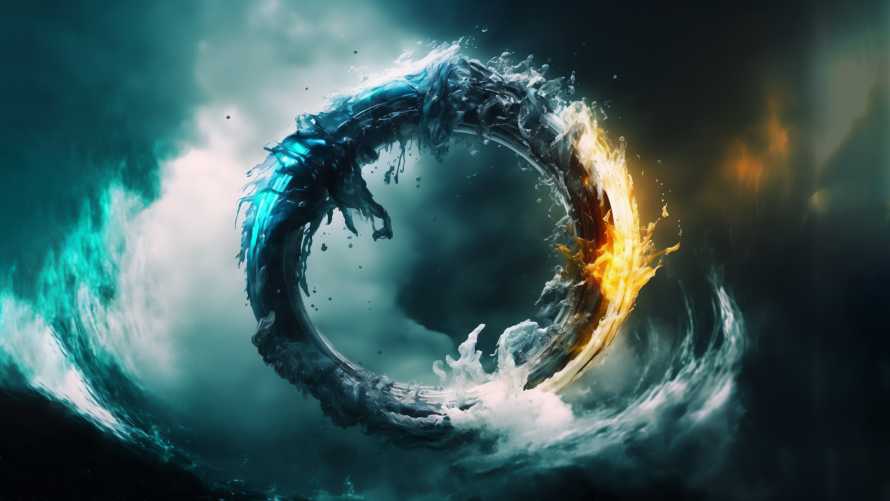 4k涡流壁纸 - 抽象的 - 电脑壁纸 - wallpaper「哲风壁纸」