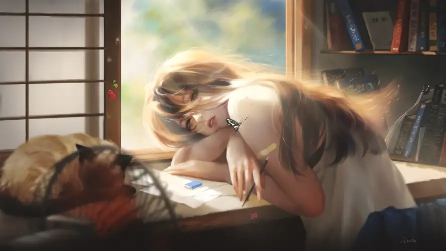 4k书桌壁纸 - 安静 - 电脑壁纸 - wallpaper「哲风壁纸」