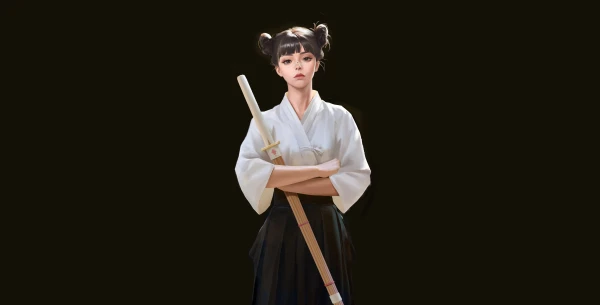 4k常设壁纸 - 剑 - 竹内 - 艺术品「哲风壁纸」