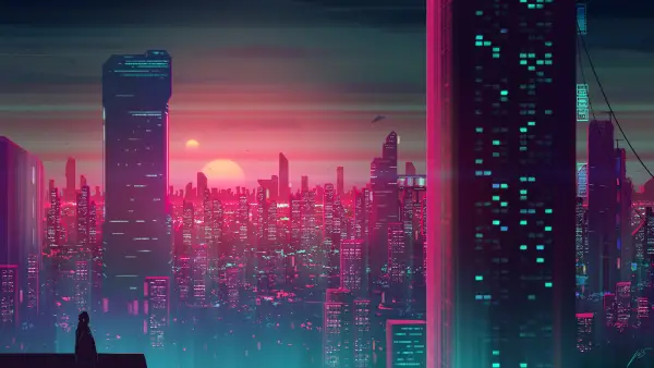 4k轮廓壁纸 - 城市景观 - 乔伊·爵士 - wallpaper「哲风壁纸」