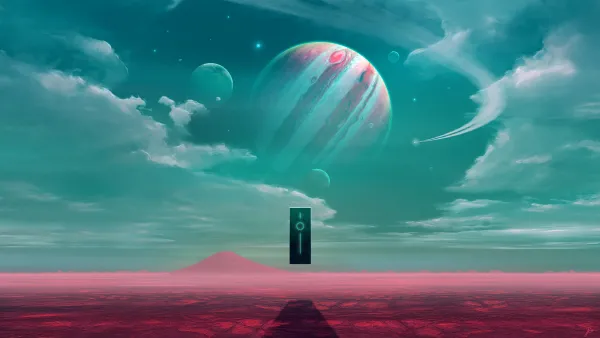 4k巨石壁纸 - 行星 - 抽象的 - 科幻小说「哲风壁纸」