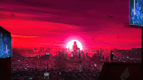4k城市壁纸 - 天空 - 远景 - 白色的「哲风壁纸」