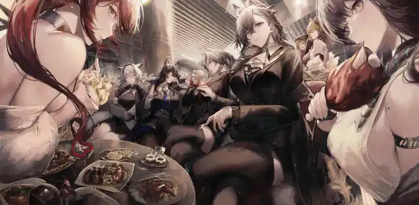 2k丝袜壁纸-动漫女孩壁纸和制服-双腿交叉免费下载「哲风壁纸」