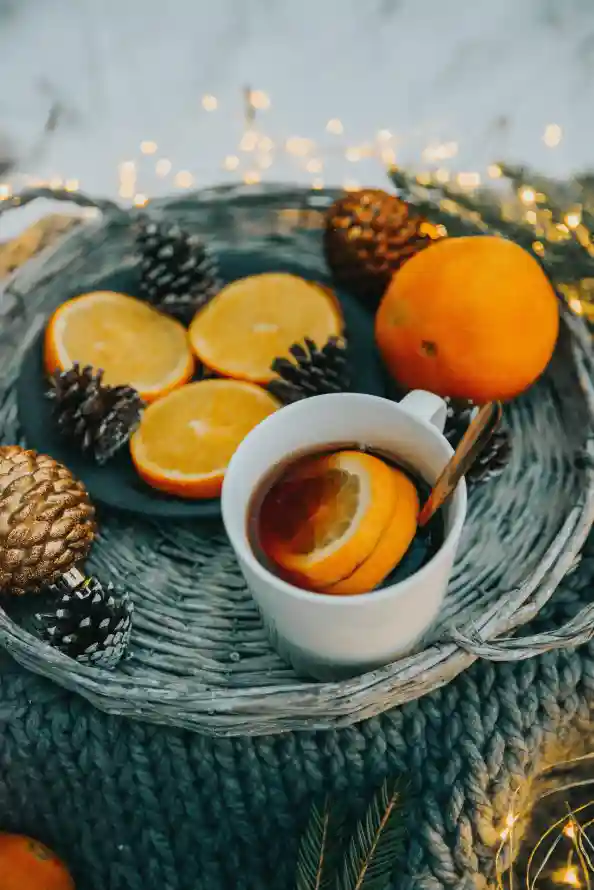 4k成分壁纸 - 杯 - 果汁 - 橘子「哲风壁纸」