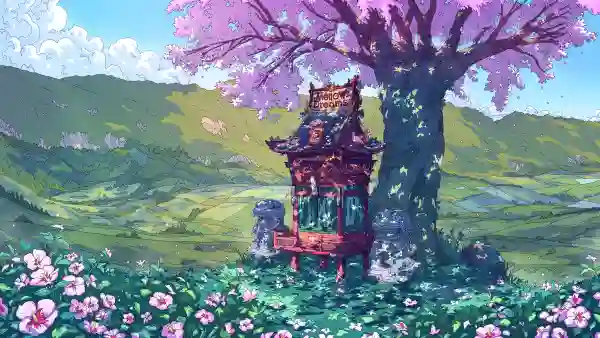 4k场地壁纸 - 插图 - 景观 - 绘画「哲风壁纸」