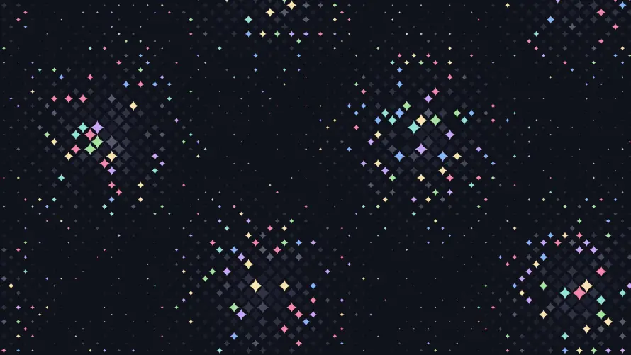 4k星星壁纸 - 抽象的 - 黑暗的 - 极简主义「哲风壁纸」