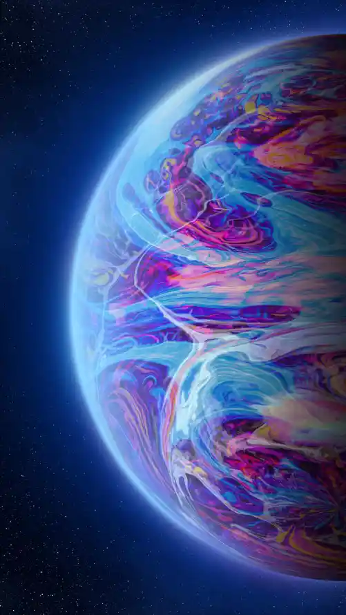 4k圆圈壁纸 - 光 - 宇宙 - 性质「哲风壁纸」