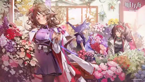 4k喇叭壁纸 - 尾巴 - 花朵 - 微笑着「哲风壁纸」