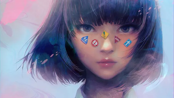 4k艺术品壁纸 - 脸 - 电脑壁纸 - wallpaper「哲风壁纸」