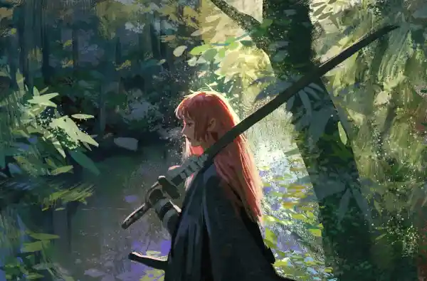 4k森林壁纸 - 剑 - 树 - 武器「哲风壁纸」