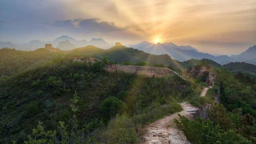 4k4K壁纸 - 山 - 丘陵 - 太阳「哲风壁纸」