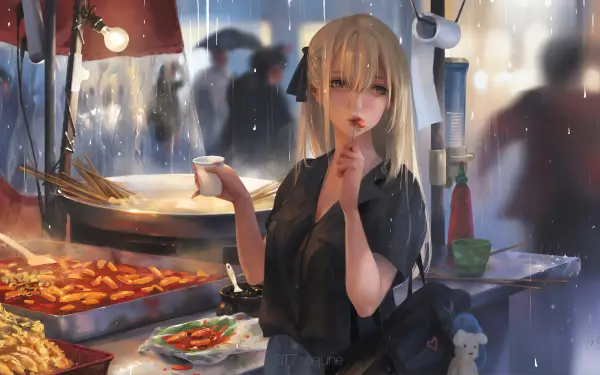 4k杯子壁纸 - 吃 - 喝 - 雨「哲风壁纸」