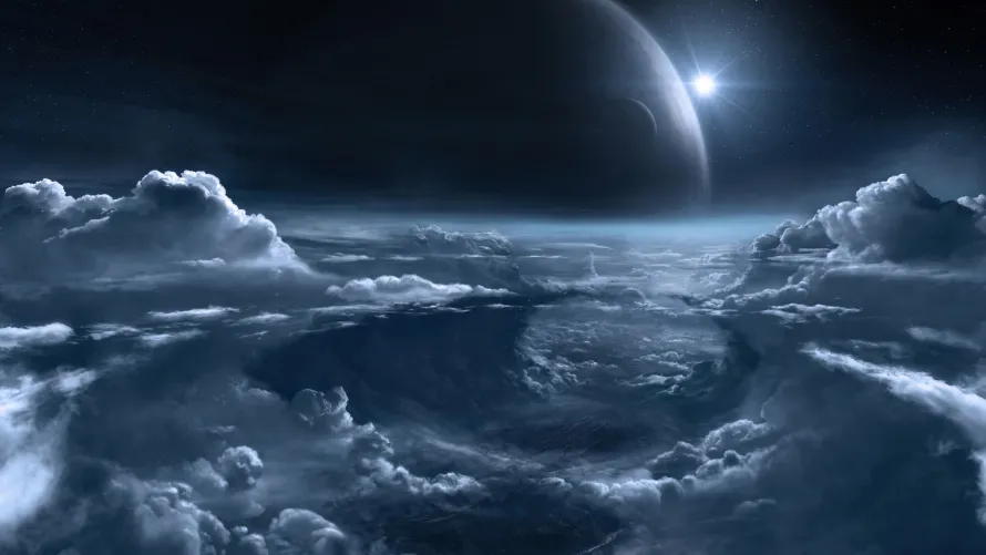 4k行星壁纸 - 云 - 科幻小说 - wallpaper「哲风壁纸」