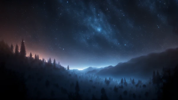4k夜晚壁纸 - 天空 - 星夜 - wallpaper「哲风壁纸」