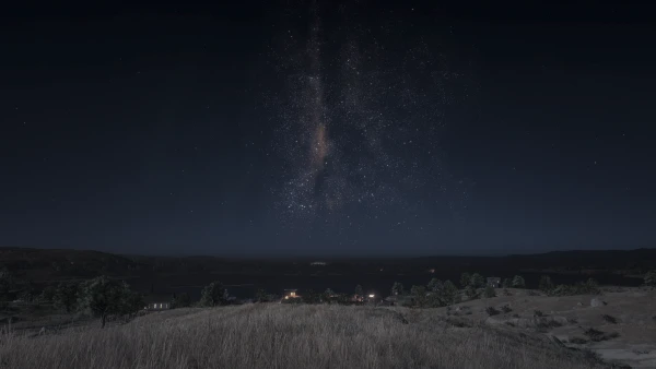4k天空壁纸 - 树 - 星星 - 景观「哲风壁纸」