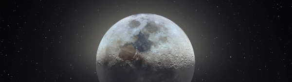 4k星星壁纸 - 月亮 - 空间 - 极简主义「哲风壁纸」