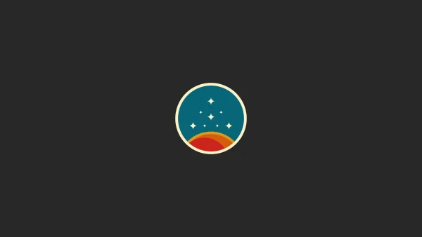 4k星星壁纸 - 星空 - 标识 - 极简主义「哲风壁纸」