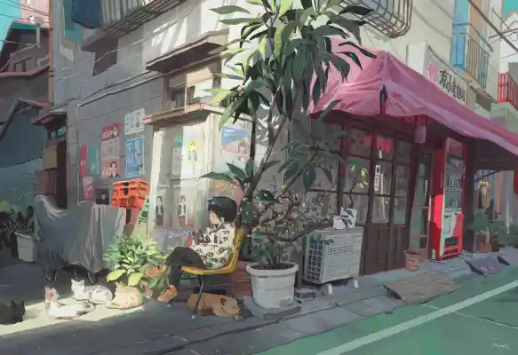 4k坐着壁纸 - 树叶 - 椅子 - 植物「哲风壁纸」