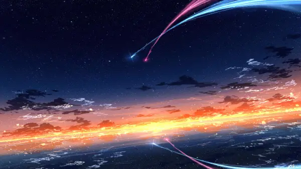 4k夜晚壁纸 - 星星 - 景观 - 艺术品「哲风壁纸」