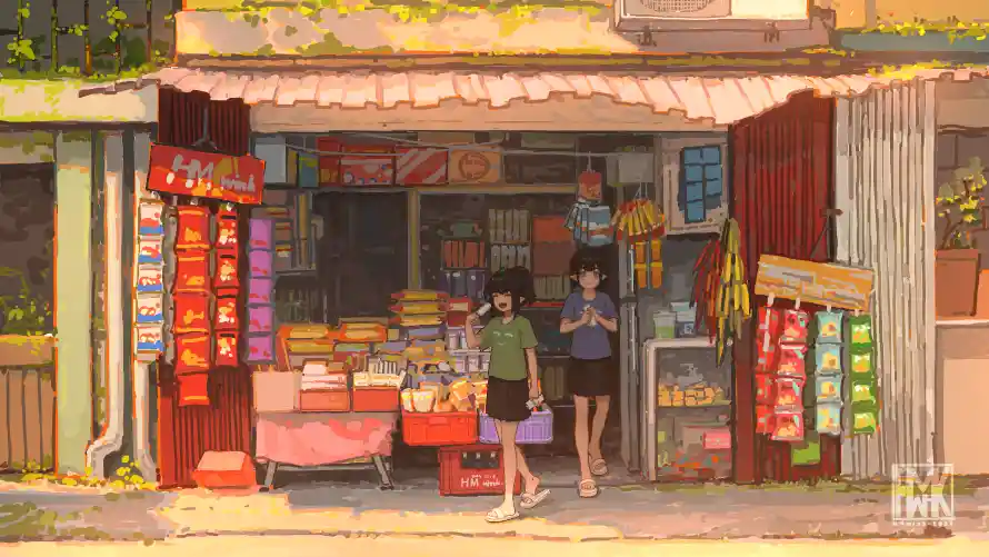 4k店面壁纸 - 棒冰 - 步行 - 芸汐「哲风壁纸」