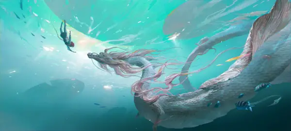 4k动物壁纸 - 水 - 鱼 - 龙「哲风壁纸」