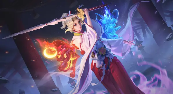 4k和服壁纸 - 剑 - 鸟居 - 武士刀「哲风壁纸」