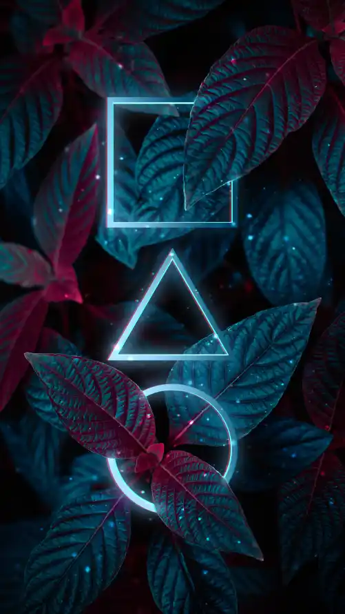 4k红色的壁纸 - 光 - 绿色的 - 黑色的「哲风壁纸」