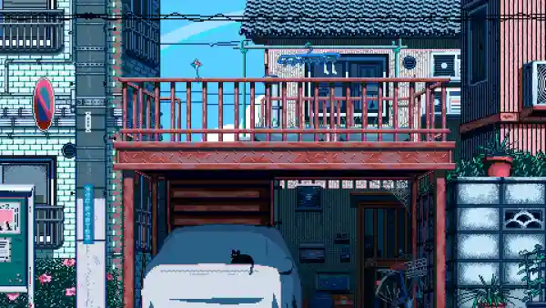 4k建筑壁纸 - 猫 - 车 - 房子「哲风壁纸」