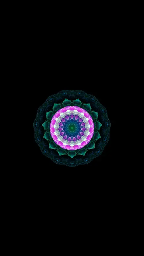 4k圆圈壁纸 - 对称 - 艺术 - 万花筒「哲风壁纸」
