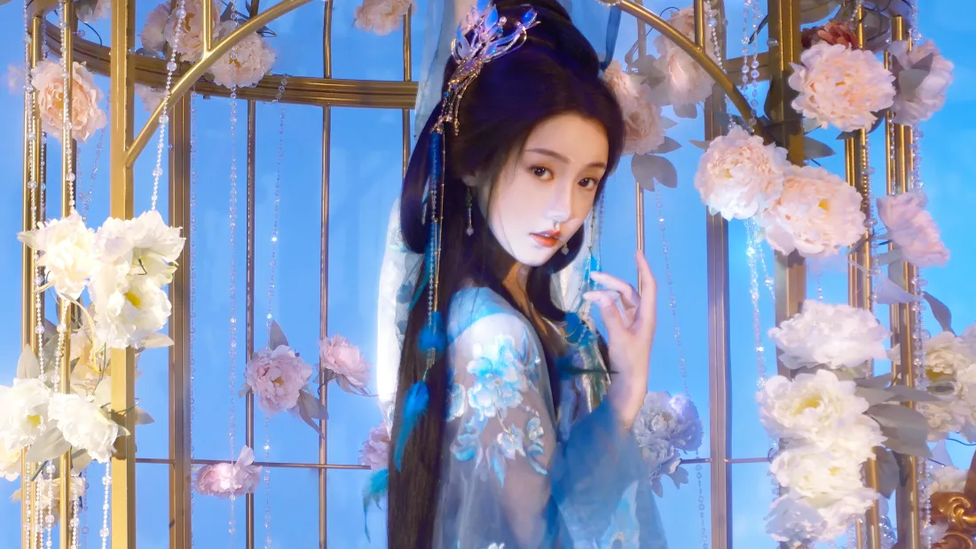 5k女明星壁纸 - 姜贞羽壁纸「哲风壁纸」