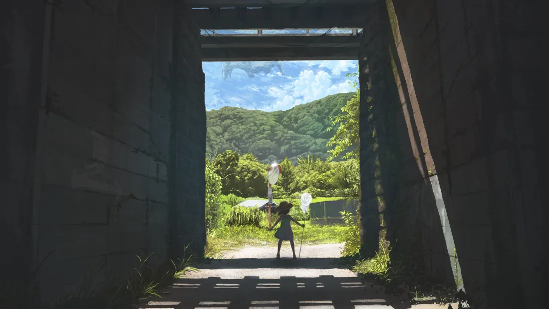 4k涵洞动漫背景图片 - 户外风景画面「哲风壁纸」