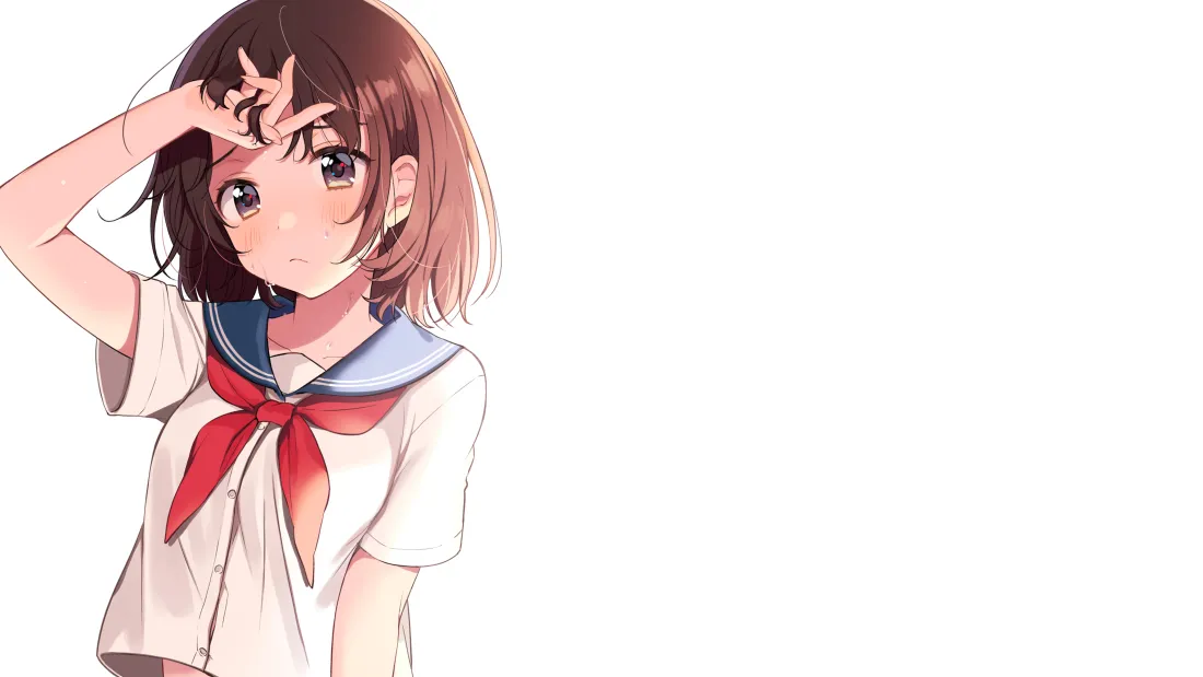 4k少女动漫壁纸｜日系水手服背景图片 - 清新风「哲风壁纸」