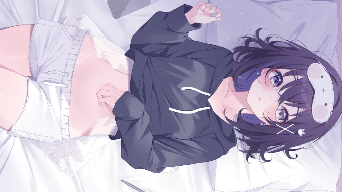 8k少女动漫壁纸｜躺卧少女背景图片 - 唯美风「哲风壁纸」